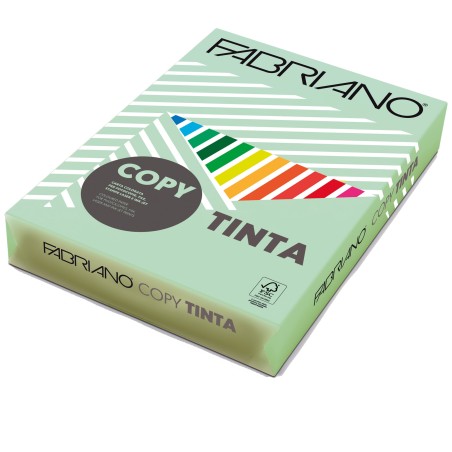 Carta Copy Tinta A4 160 gr colori tenui verde chiaro Fabriano conf. 250 fogli