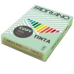 Carta Copy Tinta A4 160 gr colori tenui verde chiaro Fabriano conf. 250 fogli