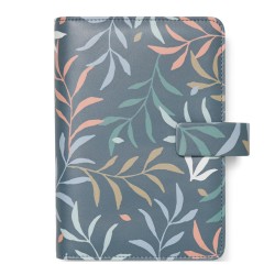 Organiser Botanical f.to Personal 187 x 153 x 40 mm con cinturino blu Filofax