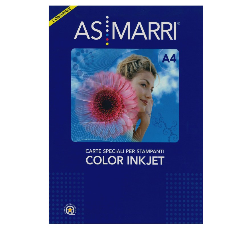 Carta Color Graphic inkjet A3 125 gr 100 fogli effetto opaco bianco As Marri