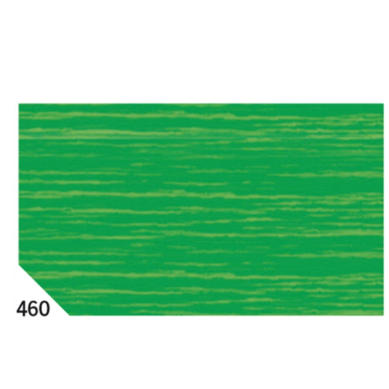 Carta crespa 50 x 250 cm 48 gr/m² verde chiaro 460 Rex Sadoch conf.10 rotoli