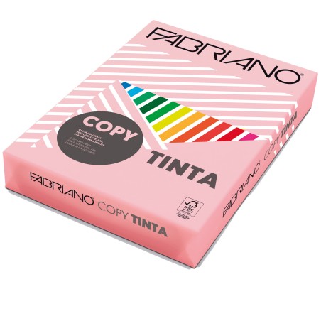 Carta Copy Tinta A4 160 gr colori tenui rosa cipria Fabriano conf. 250 fogli