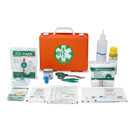 Valigetta di pronto soccorso Medic 1 25x19x9 cm fino a 2 persone arancio PVS