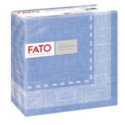 Tovagliolo linea AirLaid carta 40 x 40 cm cachemire/blu Fato conf. 50 pezzi