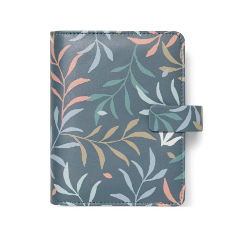 Organiser Botanical f.to Pocket 146 x 128 x 36 mm con cinturino blu Filofax