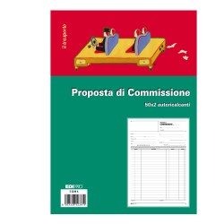 Blocco copia commissioni 50 fogli 2 copie autoricalcanti 29