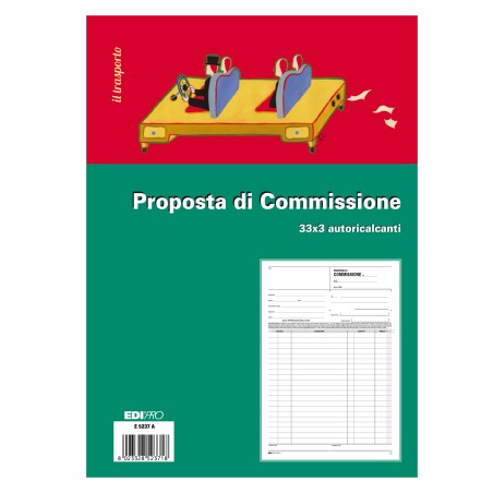 Blocco copia commissioni 33 fogli 3 copie autoricalcanti 29