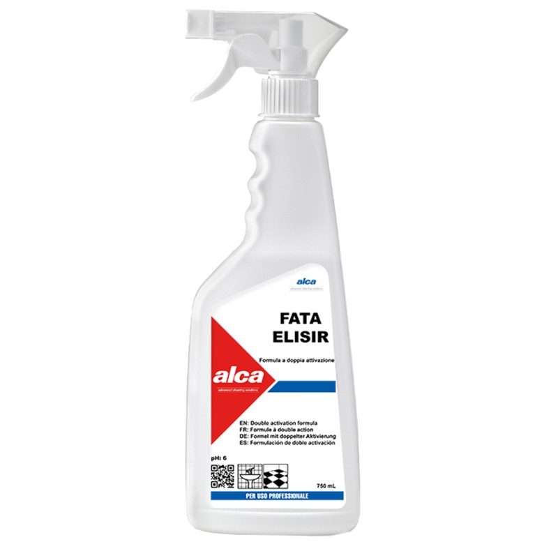 Detergente per bagno Fata Elisir profumo persistente Alca trigger da 750 ml