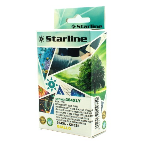 Starline Cartuccia ink Compatibile per HP 364XL Giallo CB325E 364XL 14