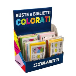 Buste e biglietti regalo formati e colori assortiti Blasetti expo 50 conf.