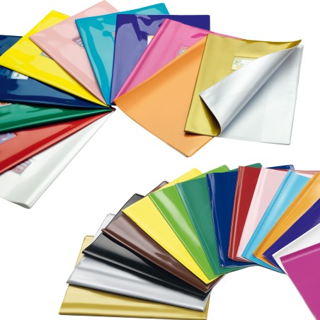 Coprimaxi laccato Colorosa 21x30cm PVC turchese tasca con alette Ri.plast