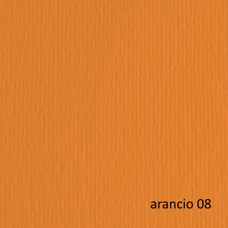 Cartoncino Elle Erre 70x100cm 220gr arancio 108 Fabriano blister 10 fogli