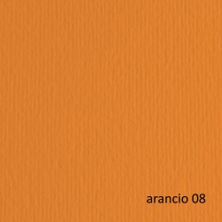 Cartoncino Elle Erre 70x100cm 220gr arancio 108 Fabriano blister 10 fogli