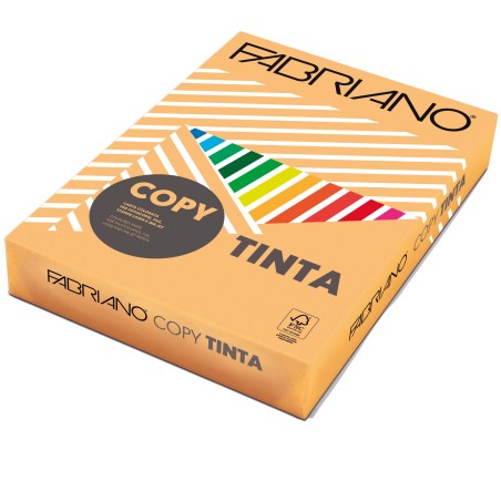 Carta Copy Tinta A4 80 gr colore tenue albicocca Fabriano conf. 500 fogli