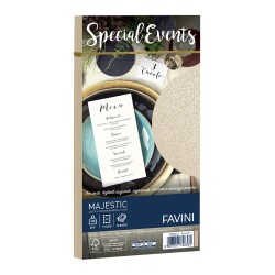 Busta Special Events metal sabbia 110 x 220mm 120gr Favini conf. 10 buste