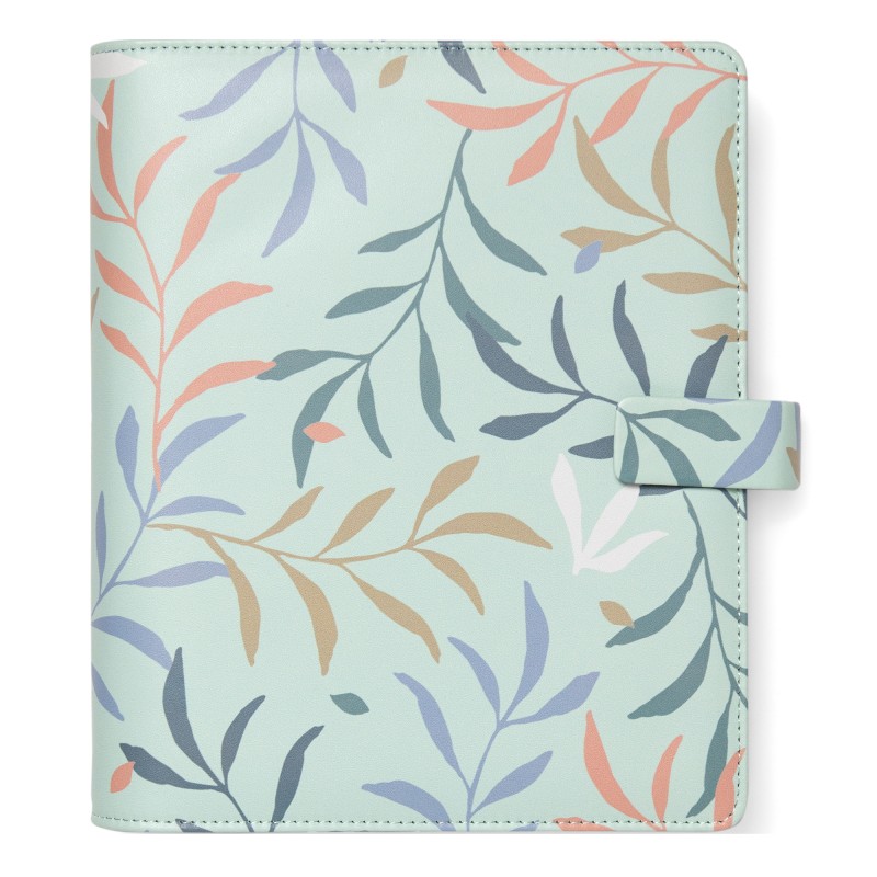 Organiser Botanical f.to A5 233 x 217 x 46 mm con cinturino menta Filofax