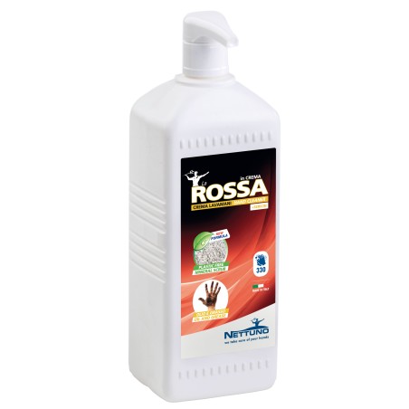 Crema lavamani La Rossa flacone con dosatore 1 L sandalo/pachouli Nettuno