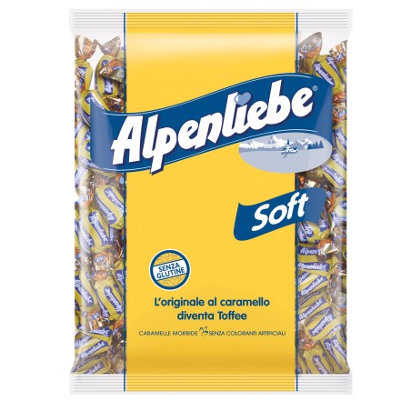 Caramelle Alpenliebe Soft gusto caramello 400 gr Alpenliebe conf. 4 buste