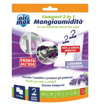 Mangiaumidità appendibile compact 2 in1 lavanda di provenza 50 gr Air Max