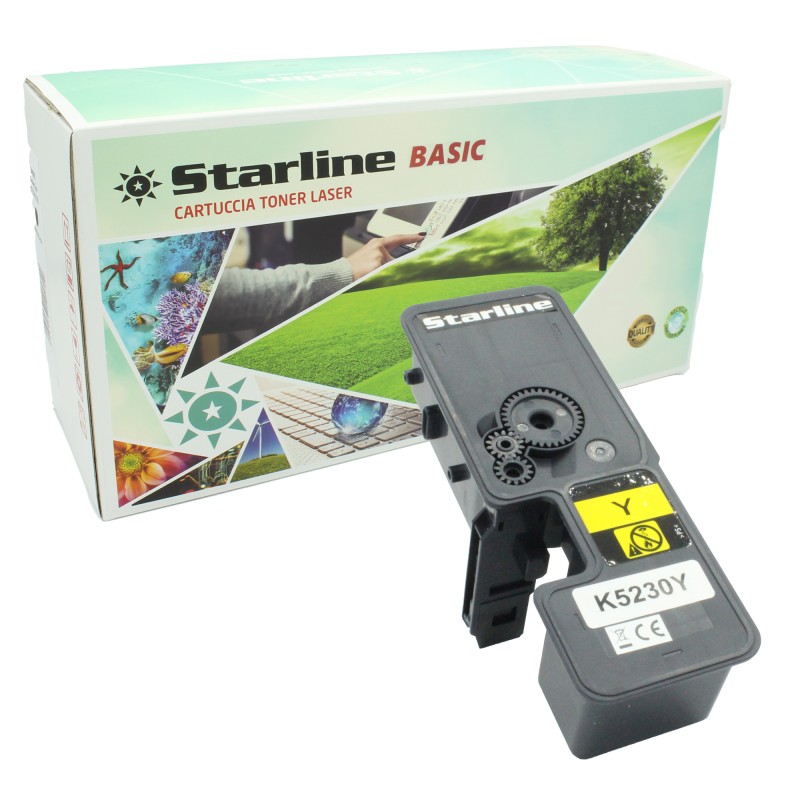 Starline Toner ricondizionato Basic Kyocera ECOSYS M5521 Giallo 2.200 pag