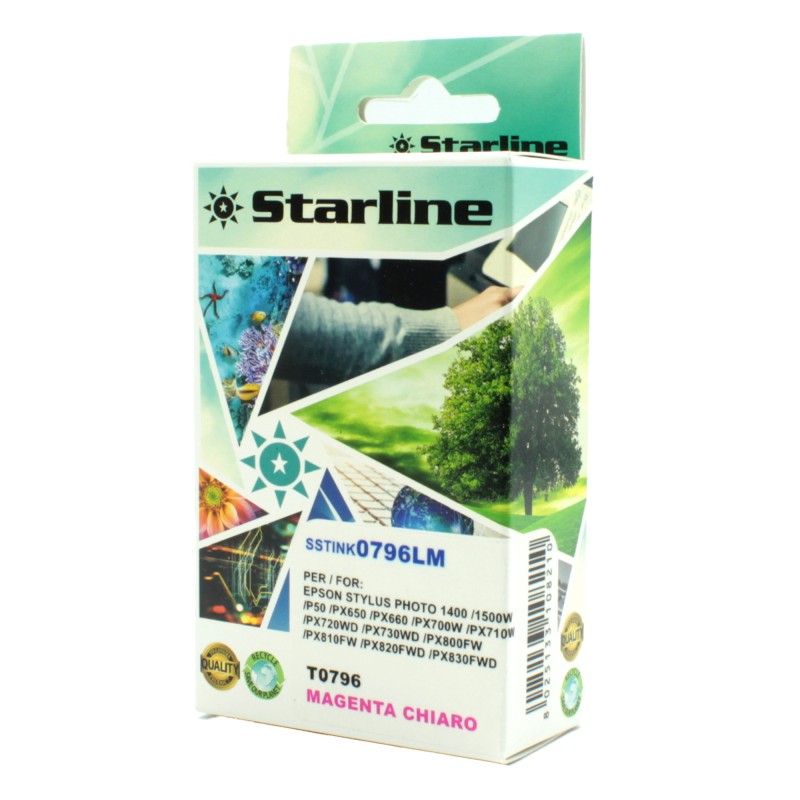 Starline Cartuccia ink per Epson Magenta chiaro C13T08064011 T080613