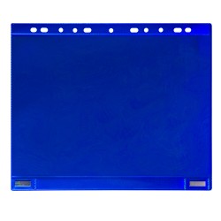 Buste forate per supporti magnetici ad anelli A4 blu Djois conf. 5 pezzi