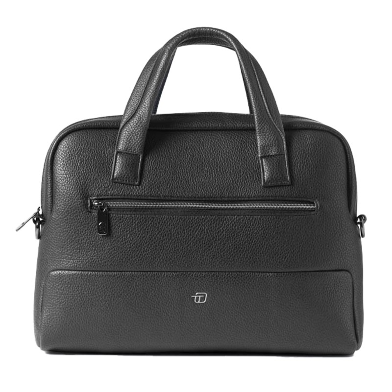 Borsa slim Gate Trended con manici 41 x 30 x 15 cm ecopelle nero InTempo