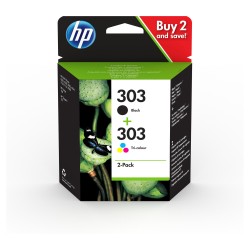 Hp Cartuccia ink originale 303 C/M/Y/K 3YM92AE C/M/Y 165 pag / K 200 pag