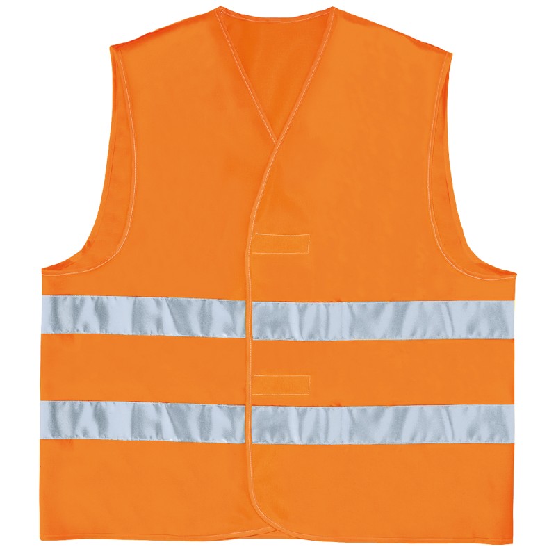 Gilet alta visibilità GILP2 poliestere taglia XXL arancio fluo Deltaplus