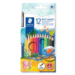 Pastelli Noris Aquarell 144 colori assortiti Staedtler astuccio 12 pezzi