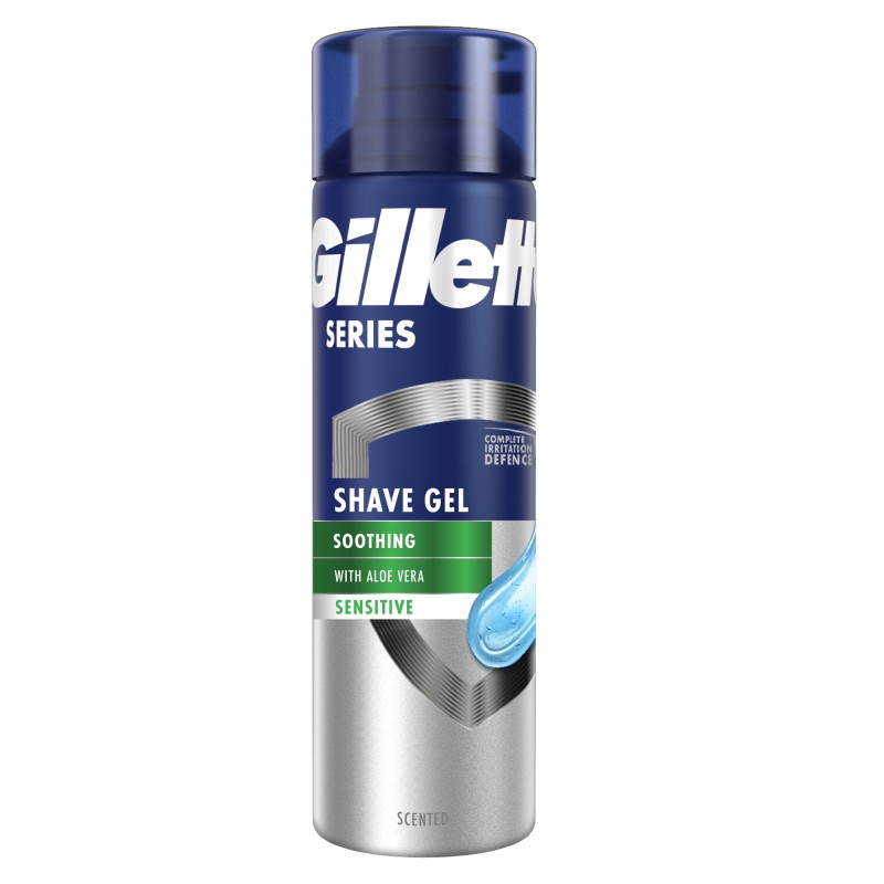 Gel da barba Gillette series pelli sensibili 75 ml (da viaggio) Gillette