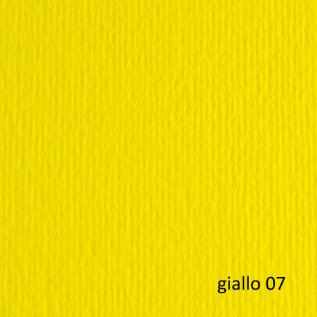 Cartoncino Elle Erre 50x70cm 220gr giallo 107 Fabriano blister 20 fogli