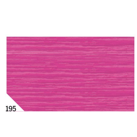 Carta crespa 50 x 250 cm 48 gr/m² fucsia 195 Rex Sadoch conf. 10 rotoli