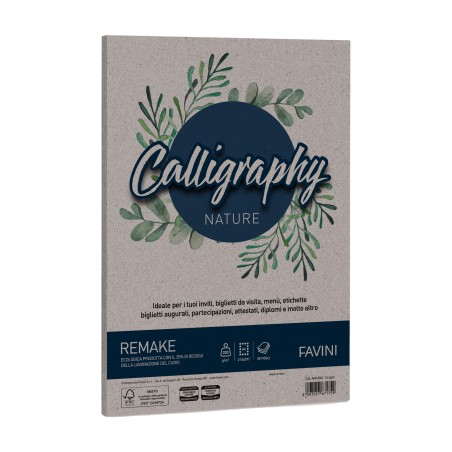 Carta Calligraphy Nature Remake A4 250 gr scoglio Favini conf. 50 fogli