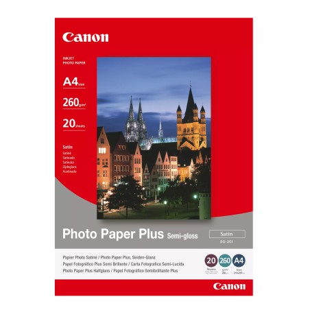 Canon Canon Carta fotografica Plus SemiGloss SG201 A4 20 Fogli 1686B021