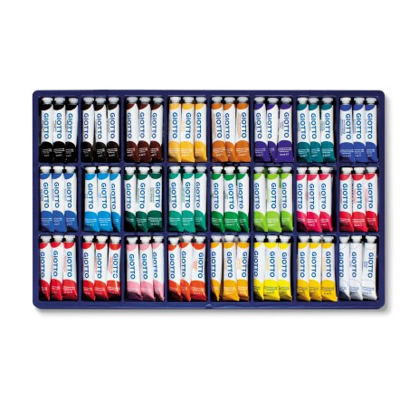 Vetrine assortimento 12ml colori assortiti Giotto 144 tubetti assortiti