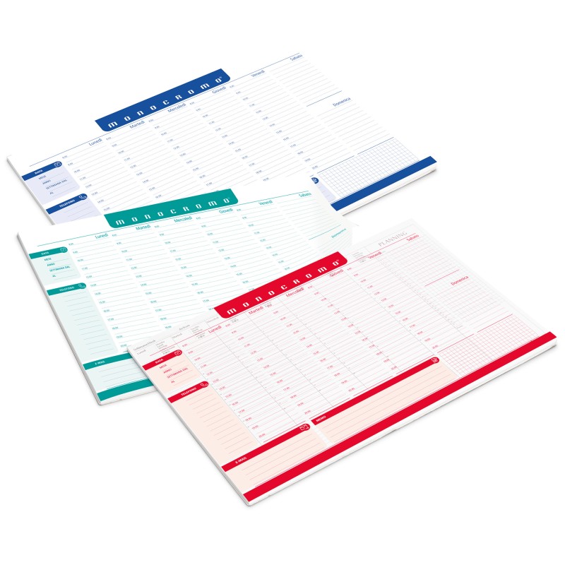 Desk planner Monocromo da scrivania 42 x 29