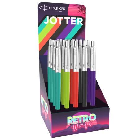 Penna sfera Jotter Original Retrò colori assortiti Parker expo 20 pezzi