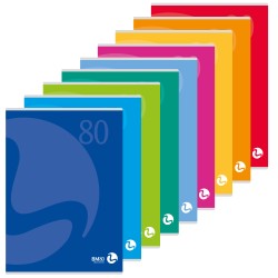 Maxiquaderno Color 80 A4 rigo di 1a 80 fogli 80 gr copertina 250 gr BM