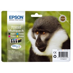 Epson Cartuccia ink C/M/Y/K T0895 C13T08954010 C/M/Y 3