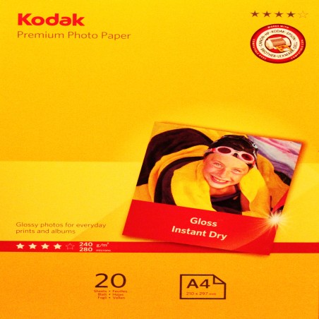 Kodak Carta Fotografica Ultra Premium Gloss A4 240 gr 20 fogli 5740093