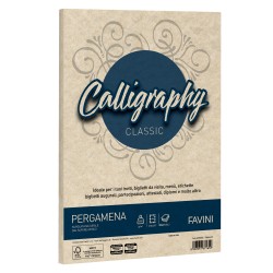 Carta Calligraphy Pergamena A4 190 gr sabbia 02 Favini conf. 250 fogli