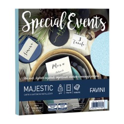 Busta Special Events 170 x 170 mm 120 gr azzurro Favini conf. 10 buste