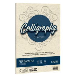 Carta Calligraphy Pergamena A4 90 gr naturale 06 Favini conf. 50 fogli