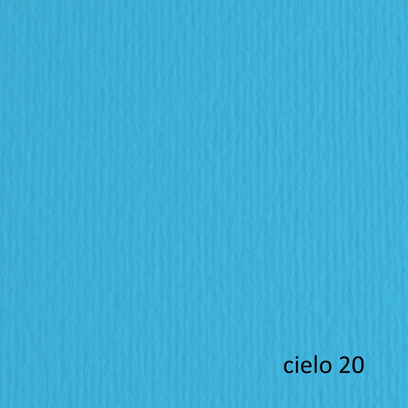 Cartoncino Elle Erre 50x70cm 220gr cielo 120 Fabriano blister 20 fogli