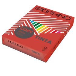 Carta Copy Tinta A4 160 gr colori forti rosso Fabriano conf. 250 fogli