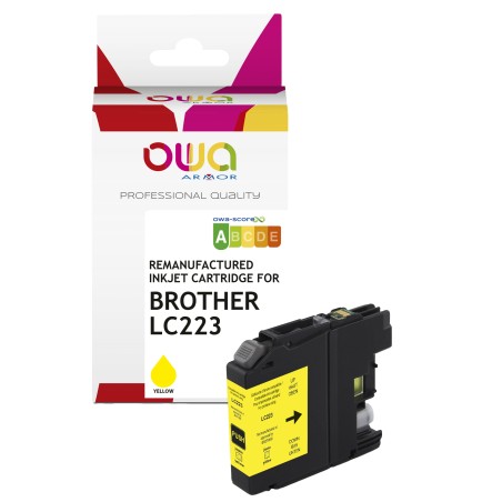 Armor Cartuccia ink Compatibile per Brother LC223 Giallo K20620OW 8 ml