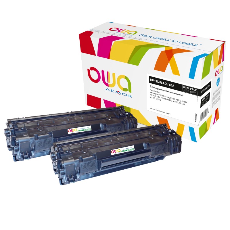 Armor Conf. 2 Toner Compatibile per HP 85A Nero K35354OW 1.600 pag cad