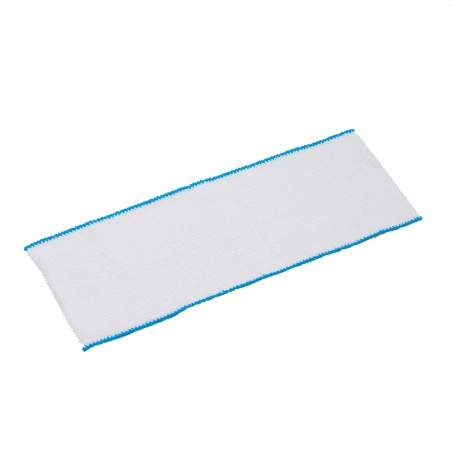 Panno Mop Swispo bianco con bordo blu 44 x 14 cm Vileda conf. 50 pezzi