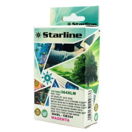 Starline Cartuccia ink Compatibile per HP 364XL Magenta CB324E 14